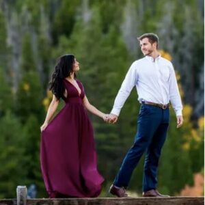 Lulu's Burgundy Maxi Dress